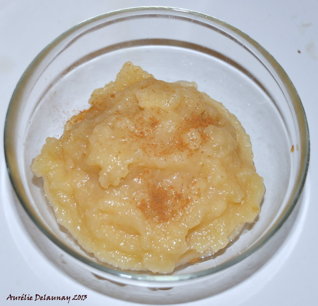 Compote de pommes maison Chocolat et Scoubidou